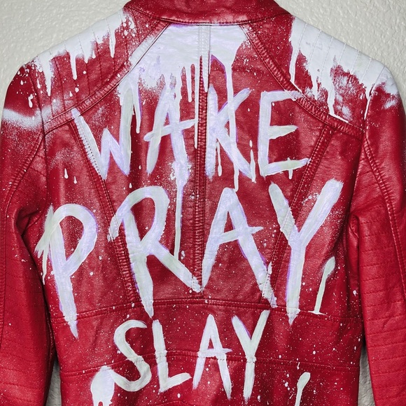 Wake Pray Slay jacket - Picture 2 of 3